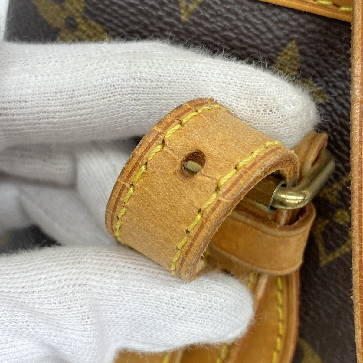 【5ie5939-h】ルイヴィトン トートバッグ モノグラム バケットPM M42238 ブラウン【中古】レディース