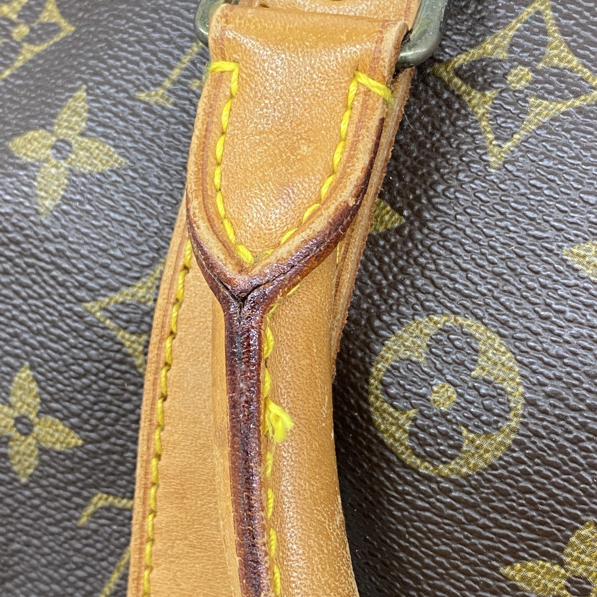 【5ie6012-h】ルイヴィトン ボストンバッグ モノグラム キーポルバンドリエール55 M41414 ブラウン【中古】メンズ レディース ユニセックス