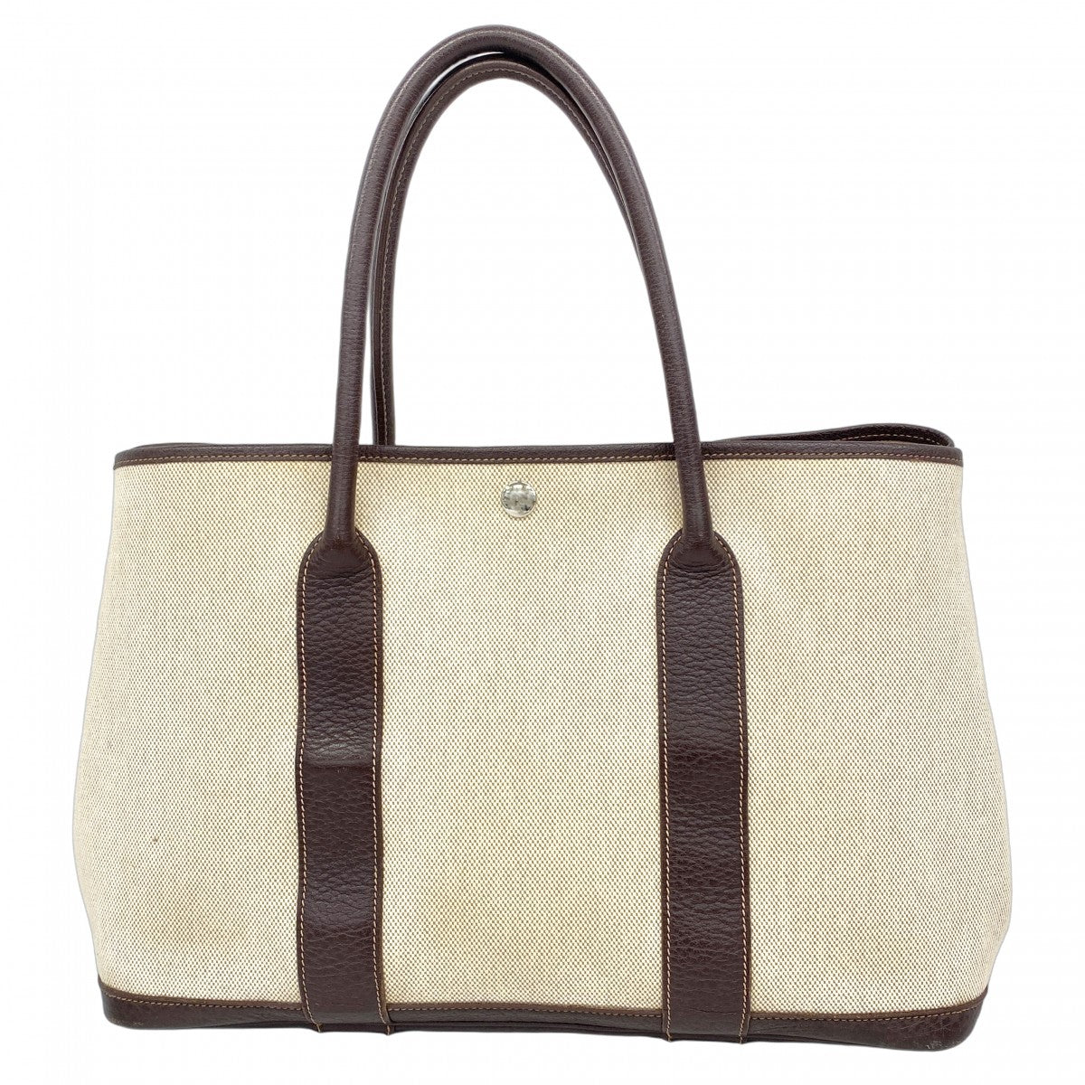 エルメス トートバッグ ベージュ ブラウン HERMES エルメス トートバッグ パニエド プラージュPM