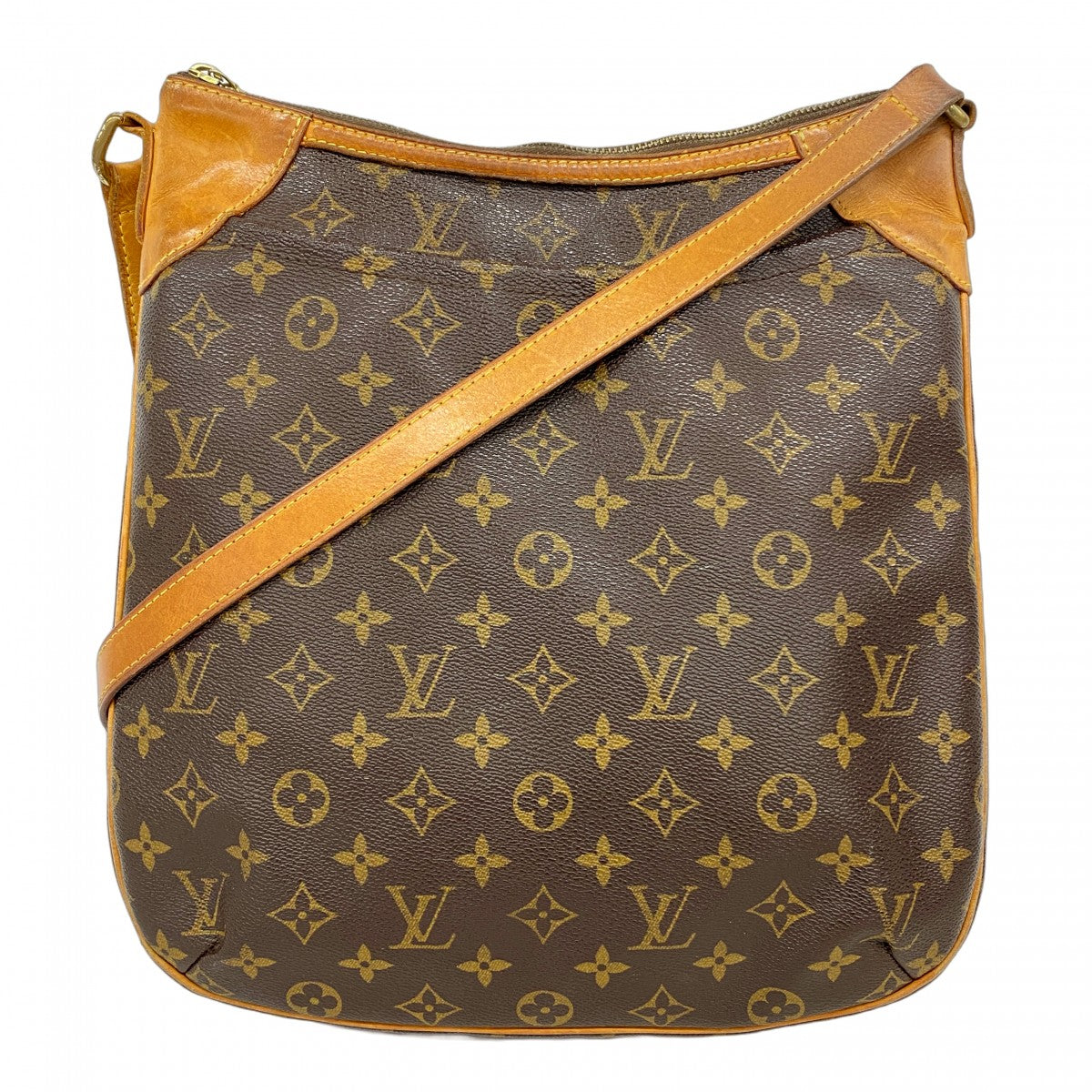 Louis Vuitton ショルダーバッグ ダークブラウン　モノグラム　美品 ルイヴィトン LOUIS VUITTON トロター モノグラム ショルダー