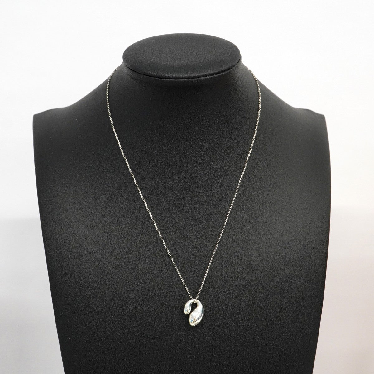 【5jgb0424】ティファニー ネックレス ダブルティアドロップ シルバー925【中古】レディース