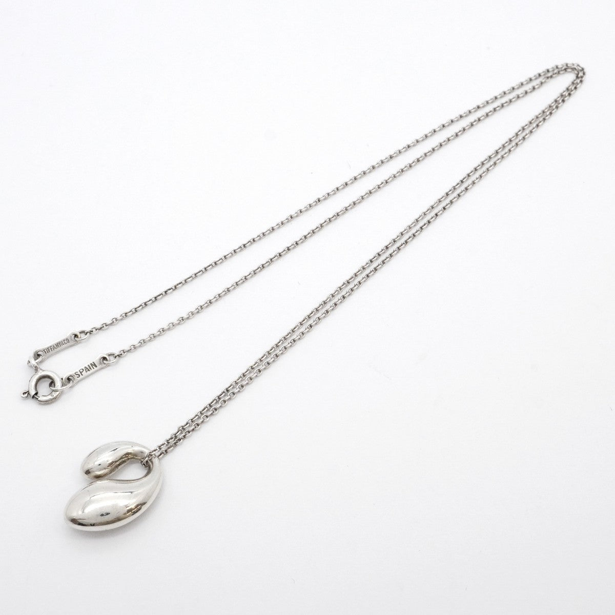 【5jgb0424】ティファニー ネックレス ダブルティアドロップ シルバー925【中古】レディース