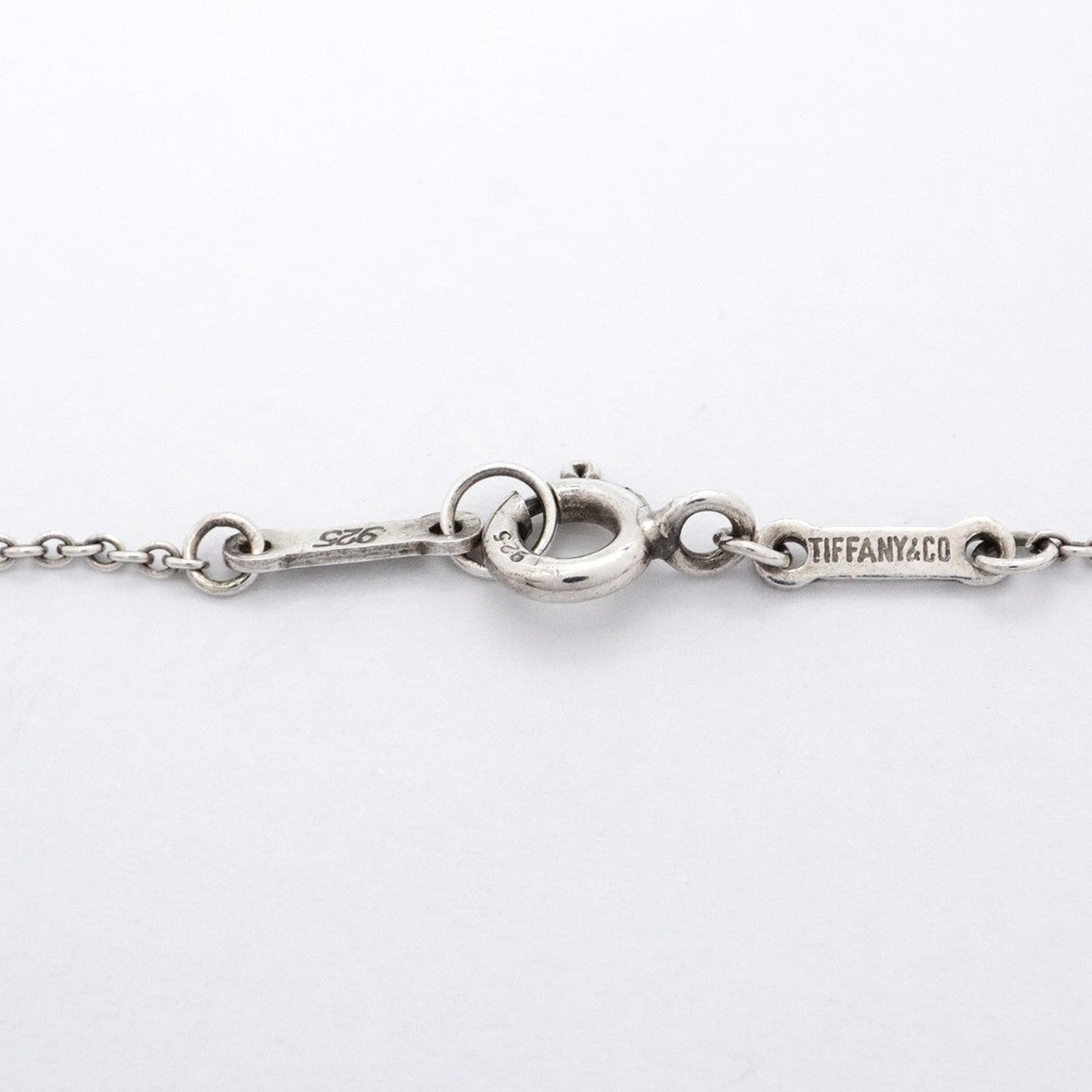【5jgb0424】ティファニー ネックレス ダブルティアドロップ シルバー925【中古】レディース