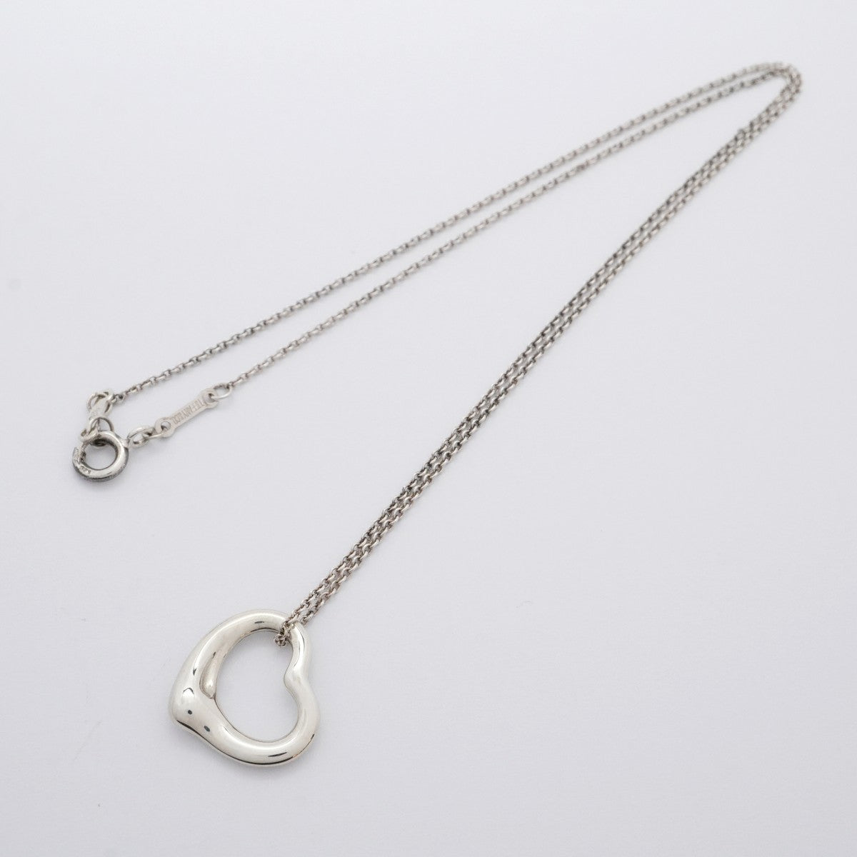 ★SALE【5jgb0451】ティファニー ネックレス オープンハート シルバー925【中古】レディース