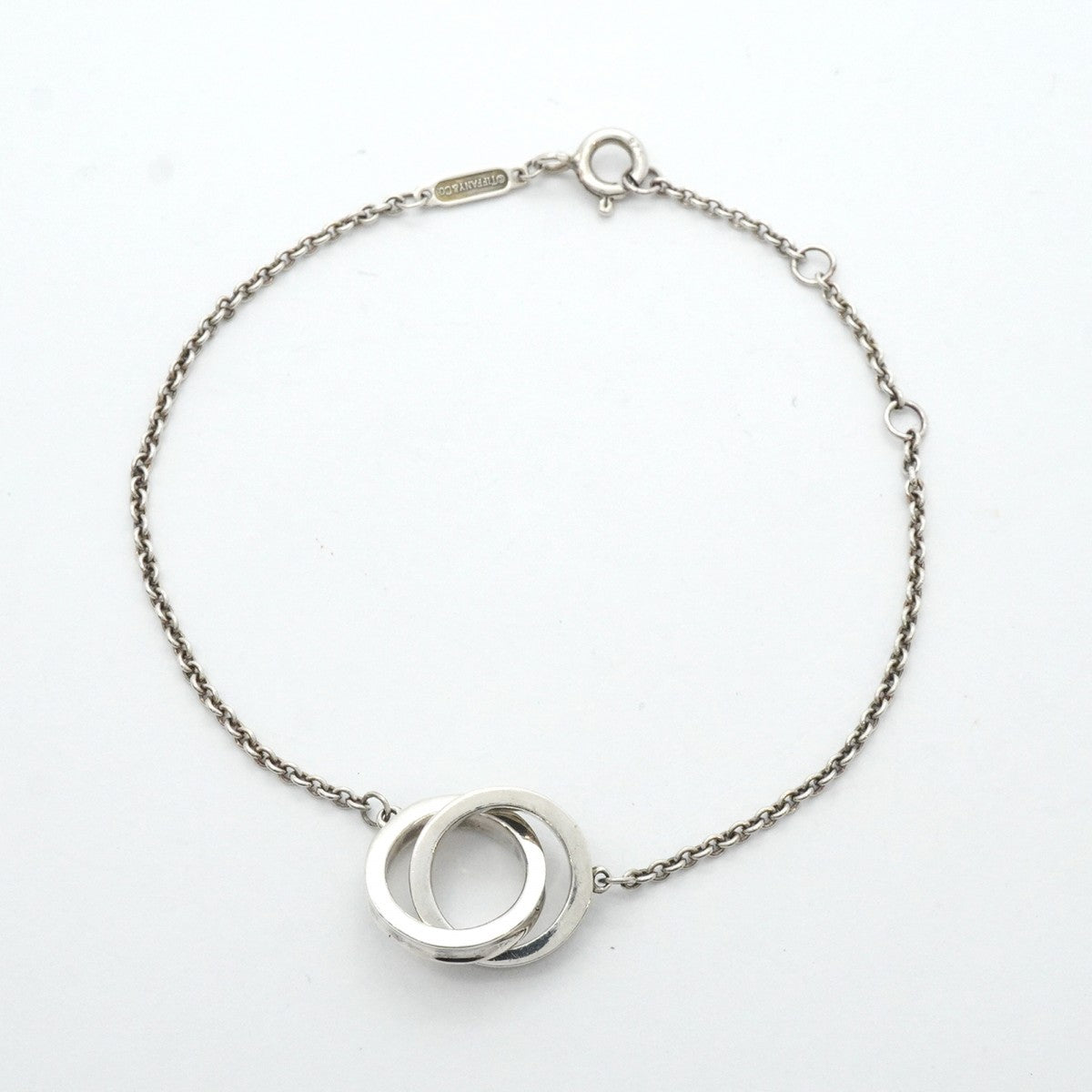 ★SALE【5jgb0468】ティファニー ブレスレット インターロッキング シルバー925【中古】レディース