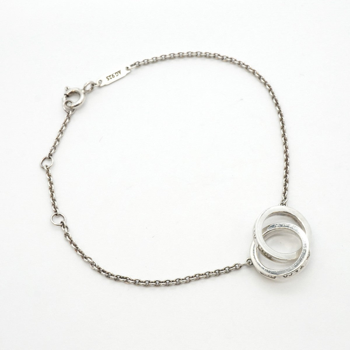 ★SALE【5jgb0468】ティファニー ブレスレット インターロッキング シルバー925【中古】レディース