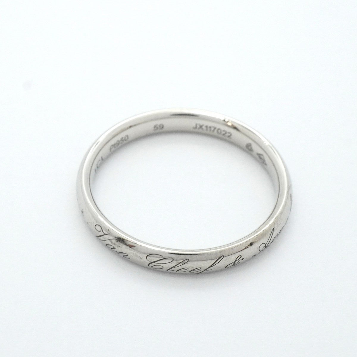 【5jgb0472】ヴァンクリーフ&アーペル リング シニアチュール Pt950 プラチナ #59【中古】メンズ