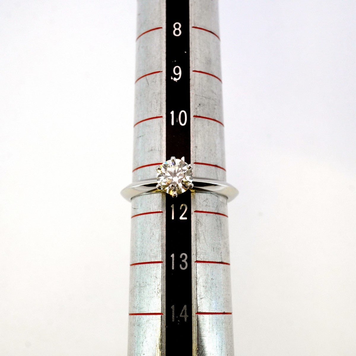 【5jgb0485】ティファニー リング ソリティア 1PD Pt950 プラチナ ダイヤモンド 0.65ct 11.5号【中古】レディース