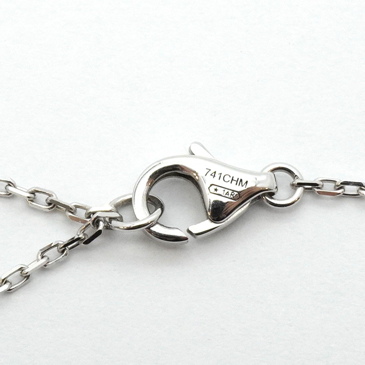 【5jgb0505】カルティエ ネックレス ダムール SM/1PD K18WG ホワイトゴールド ダイヤモンド【中古】レディース