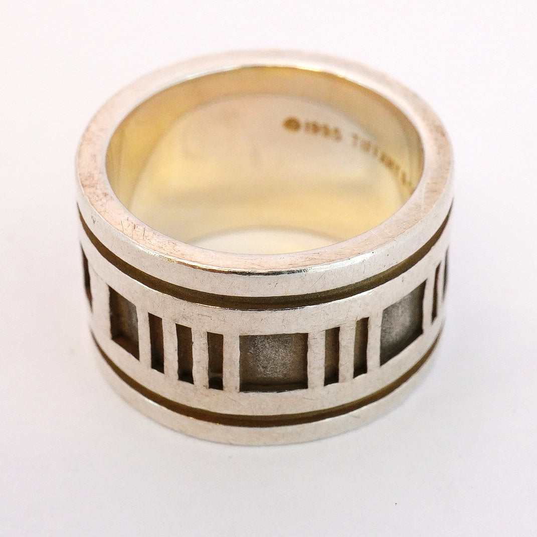 【5jhb0477】ティファニー リング アトラス シルバー925 11号【中古】レディース