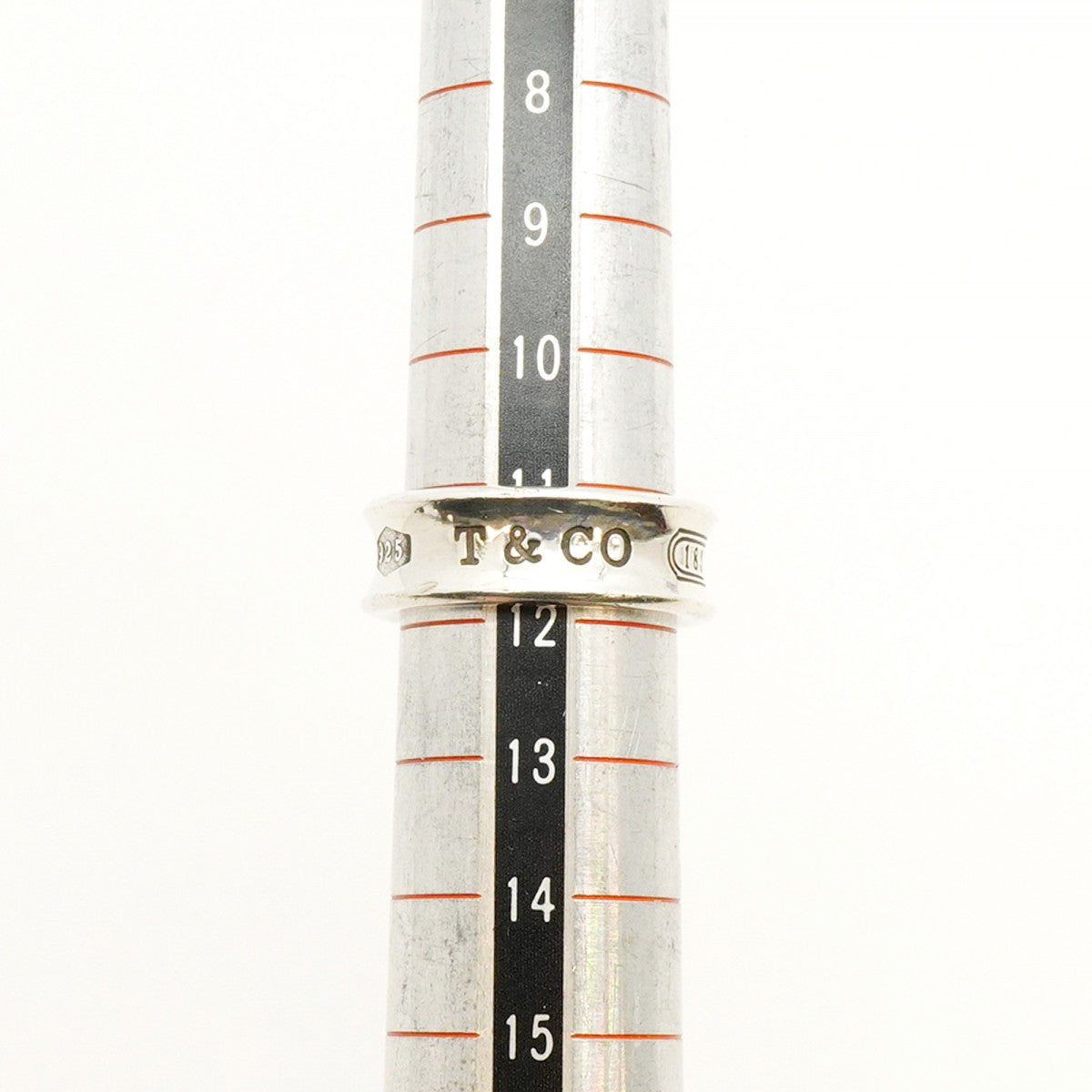 【5jhb0484】ティファニー リング ナローリング シルバー925 11.5号【中古】レディース