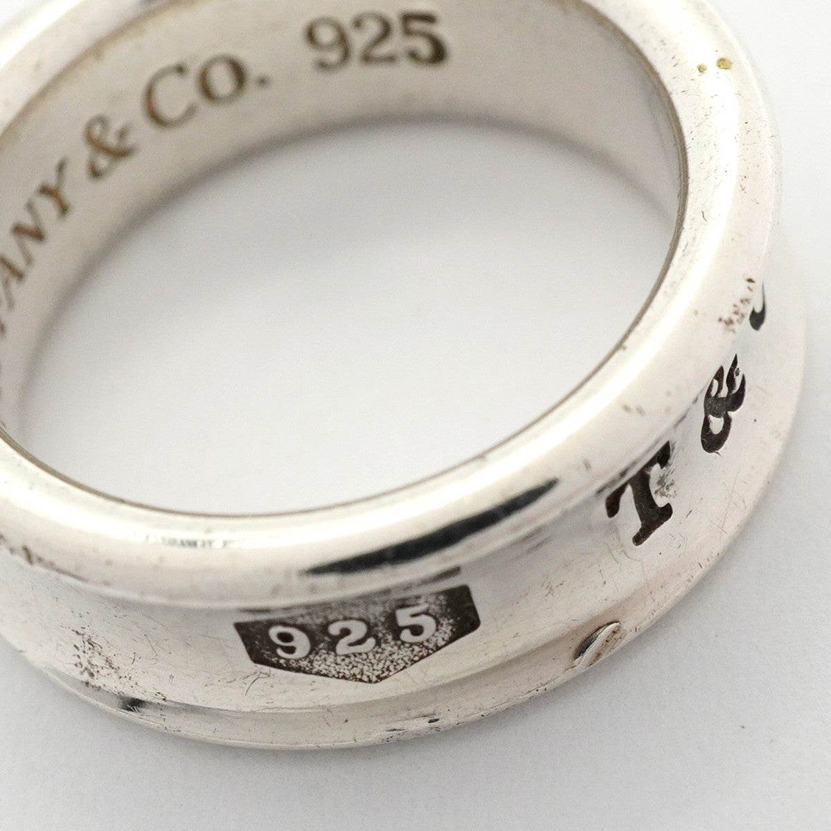 【5jhb0484】ティファニー リング ナローリング シルバー925 11.5号【中古】レディース