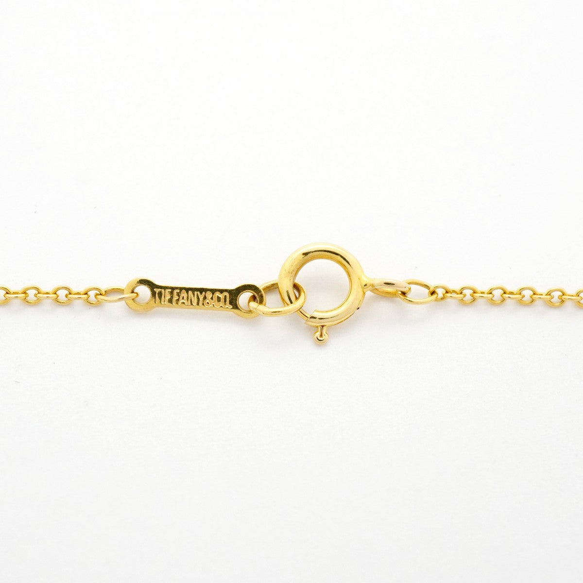 【5jhb0488】ティファニー ネックレス キス K18YG イエローゴールド【中古】レディース
