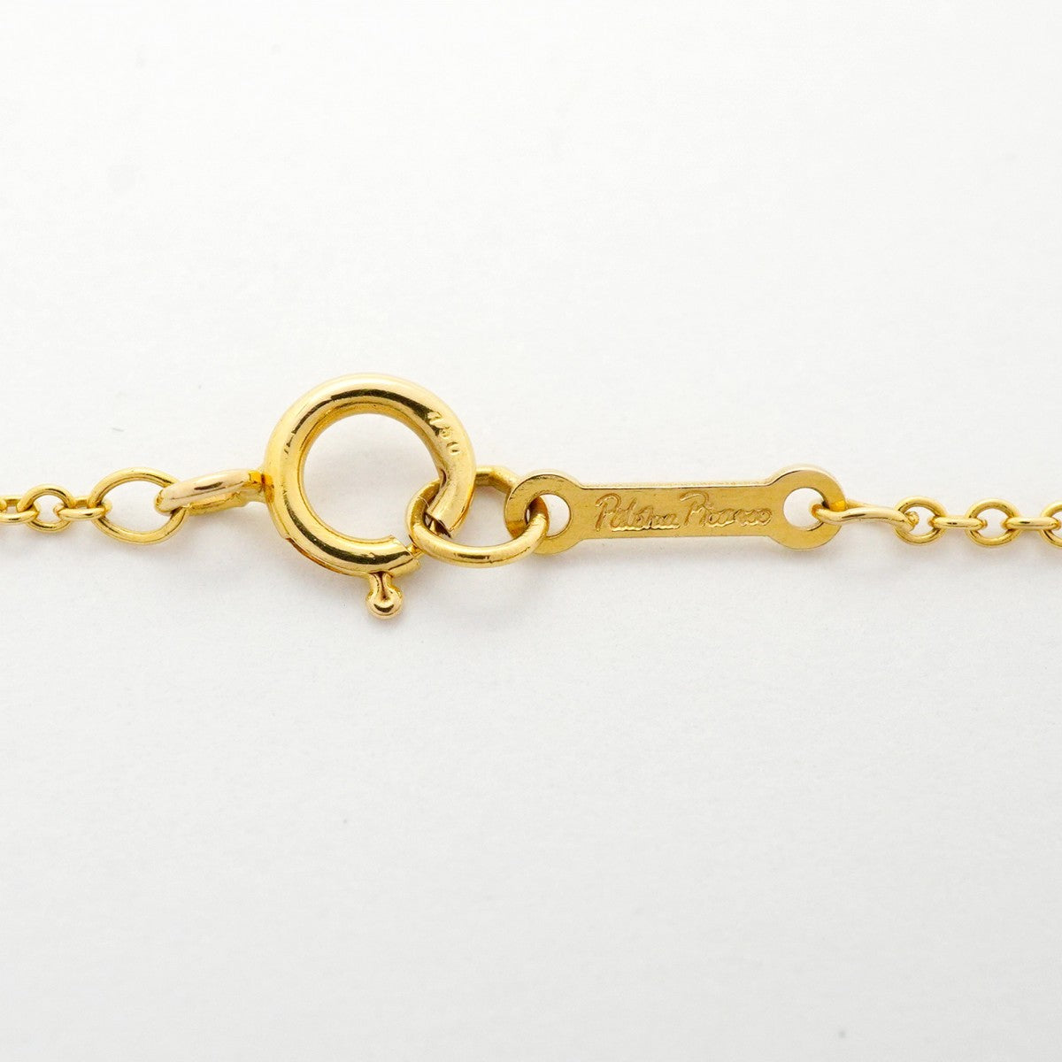 【5jhb0488】ティファニー ネックレス キス K18YG イエローゴールド【中古】レディース