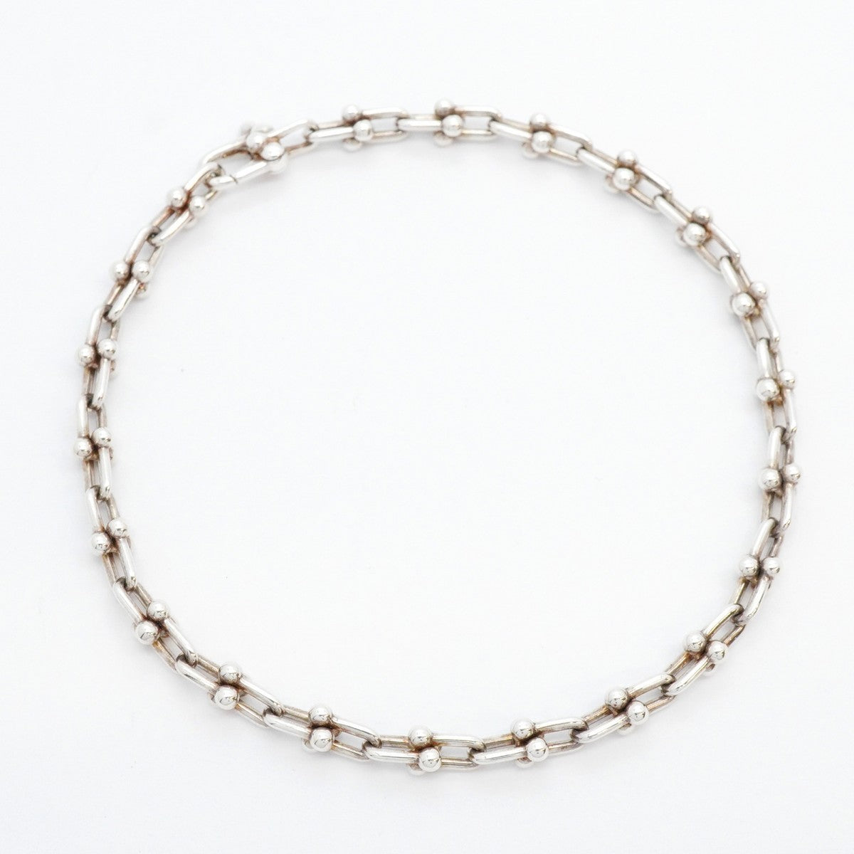 【5jhb0491】ティファニー ブレスレット ハードウェア/マイクロリンク シルバー925【中古】レディース
