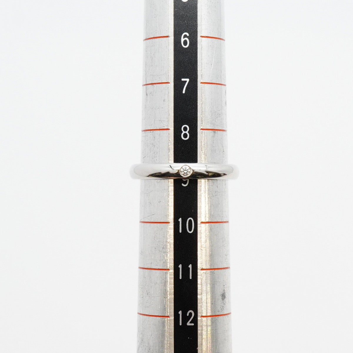 【5jhb0493】ティファニー リング スタッキングバンド 1PD Pt950 プラチナ ダイヤモンド 9号【中古】レディース