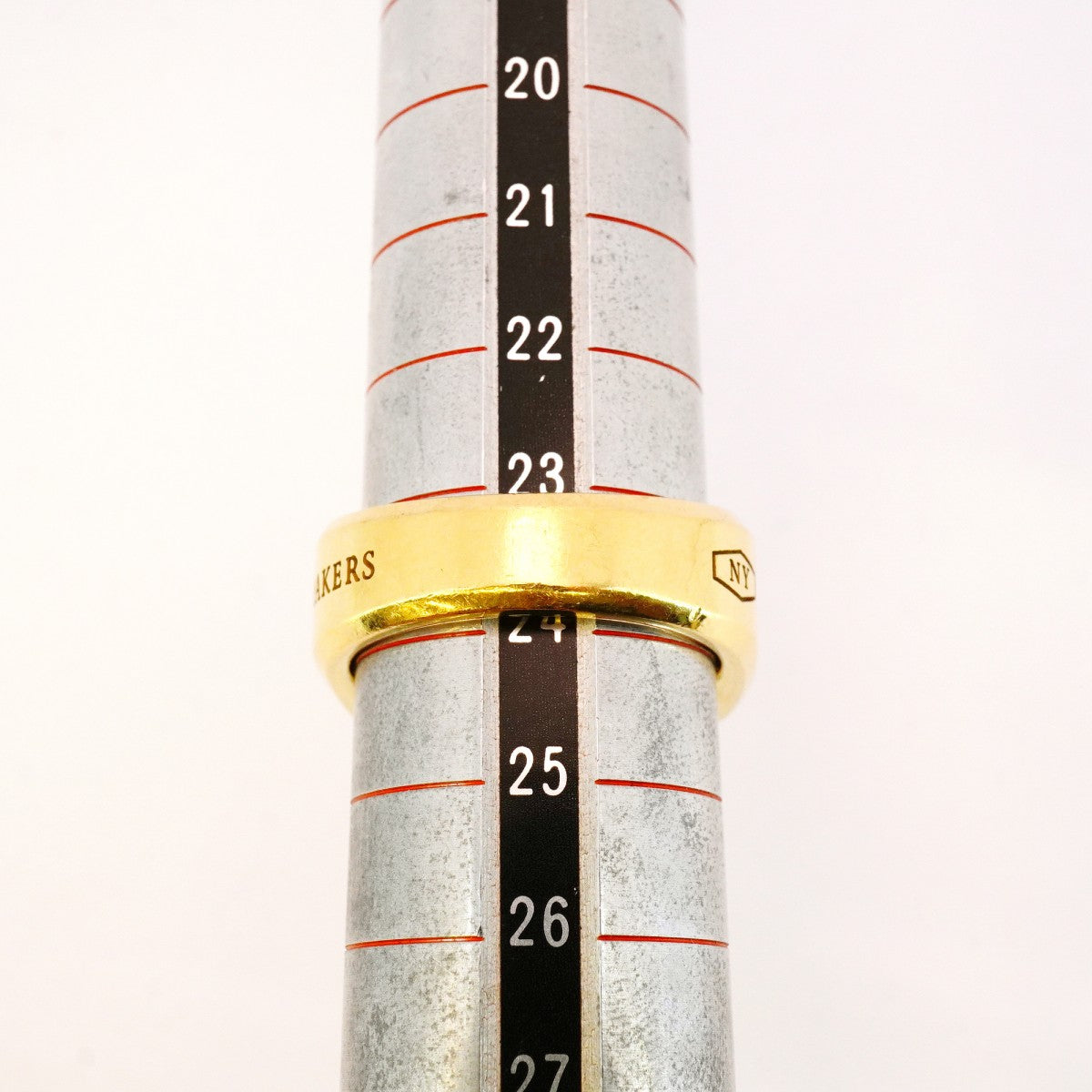 【5jhb0494】ティファニー リング メイカーズ/シグネット K18YG イエローゴールド 24号【中古】メンズ