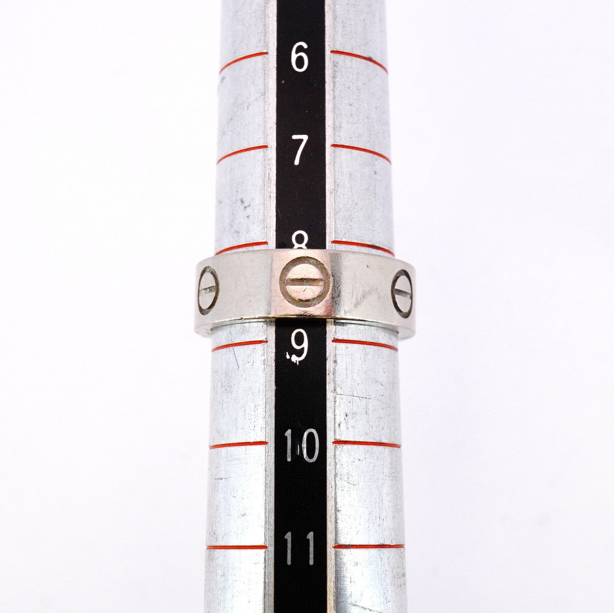 【5jhb0534】カルティエ リング ラブ K18WG ホワイトゴールド #49【中古】レディース