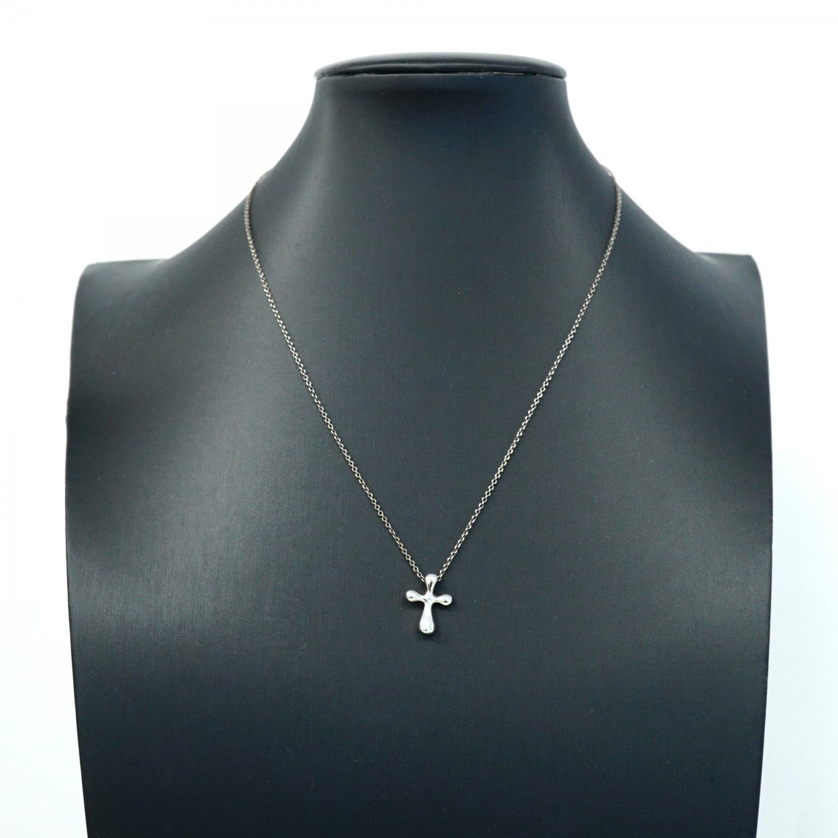 【5jhb0605】ティファニー ネックレス スモールクロス シルバー925【中古】レディース