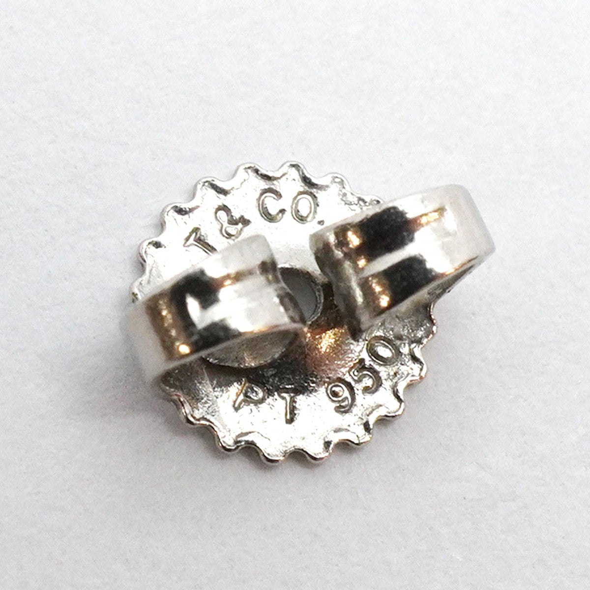 【5jhb0635】ティファニー ピアス バイザヤード 1PD Pt950 プラチナ ダイヤモンド【中古】レディース