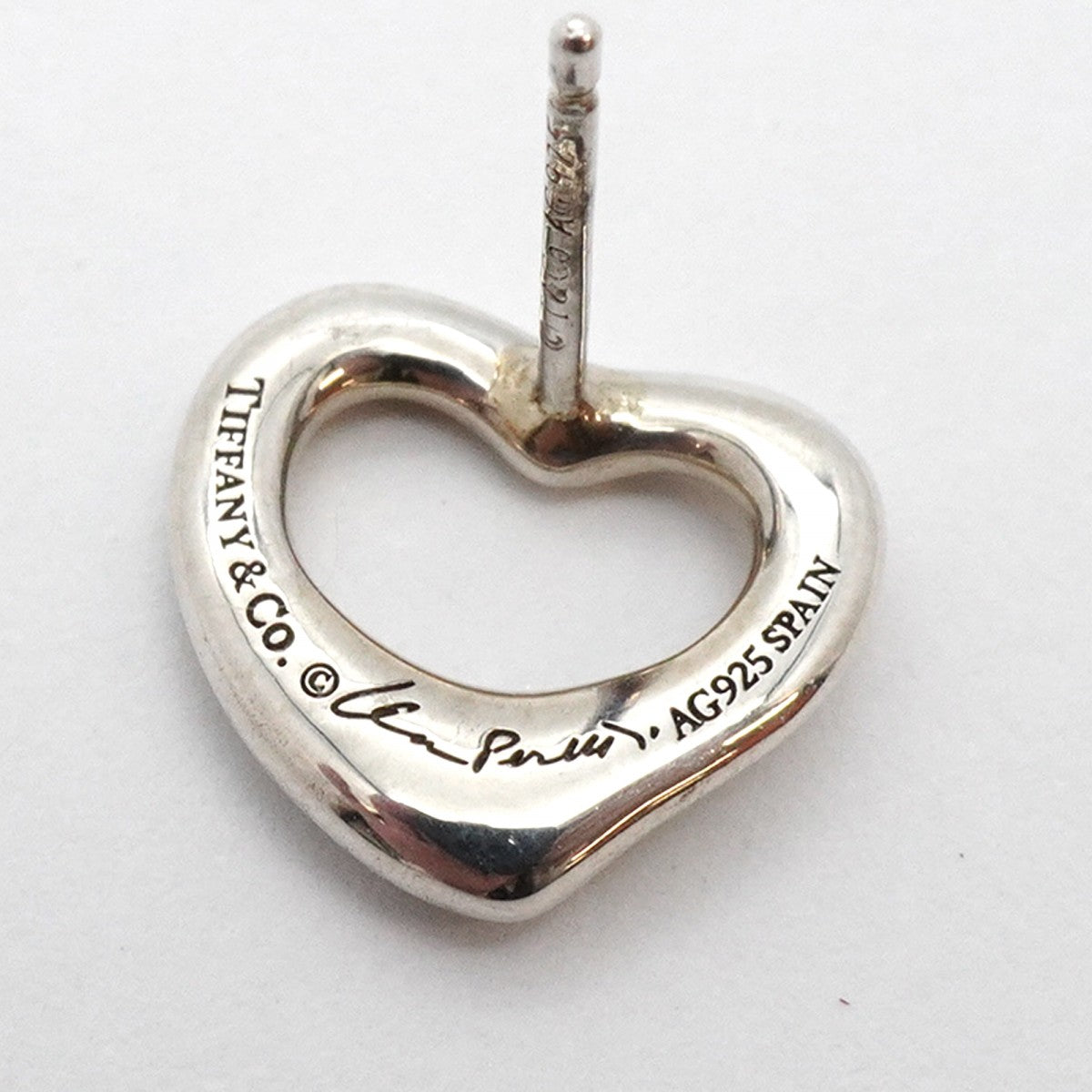 【5jhb0638】ティファニー ピアス オープンハート シルバー925【中古】レディース