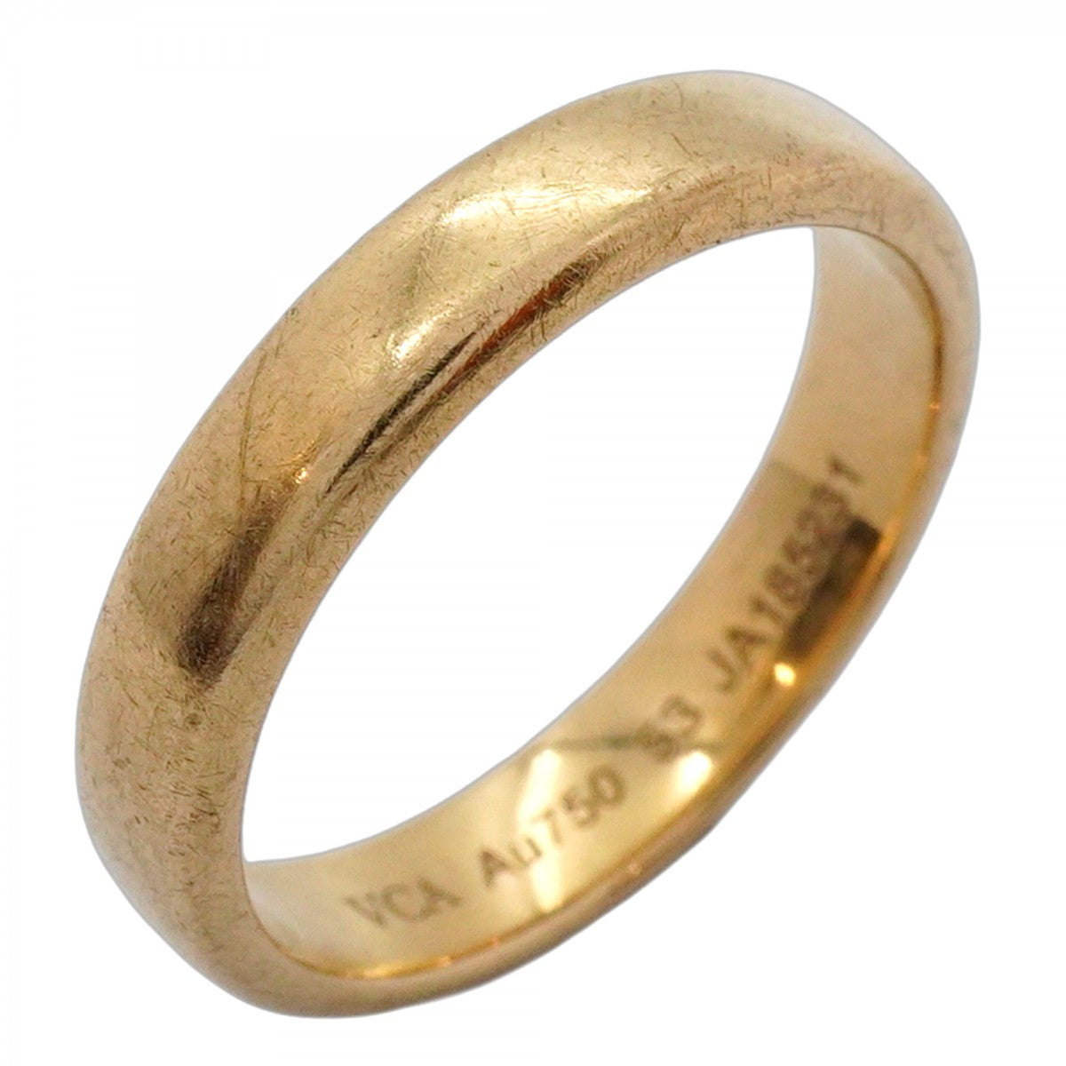 【5jhb0640】ヴァンクリーフ&アーペル リング トゥジュール/マリッジリング K18YG イエローゴールド #53【中古】レディース