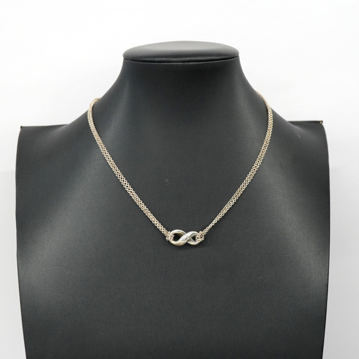 【5jhb0648】ティファニー ネックレス インフィニティ シルバー925【中古】レディース