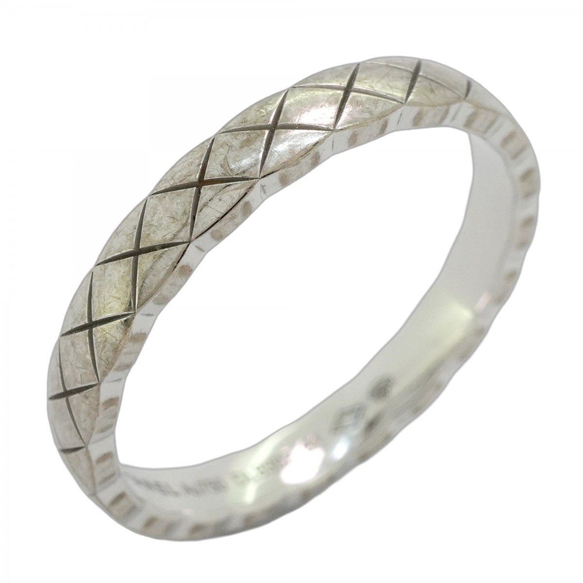 ★在庫処分★最終価格★SALE【5jib0053】シャネル リング ココクラッシュ K18WG ホワイトゴールド #61【中古】メンズ