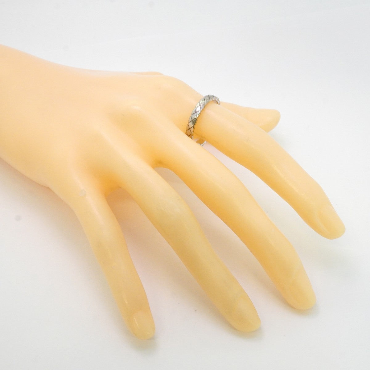 ★在庫処分★最終価格★SALE【5jib0053】シャネル リング ココクラッシュ K18WG ホワイトゴールド #61【中古】メンズ