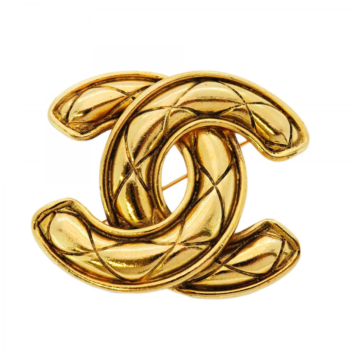 5jib0712】シャネル ブローチ ヴィンテージ ココマーク GPメッキ