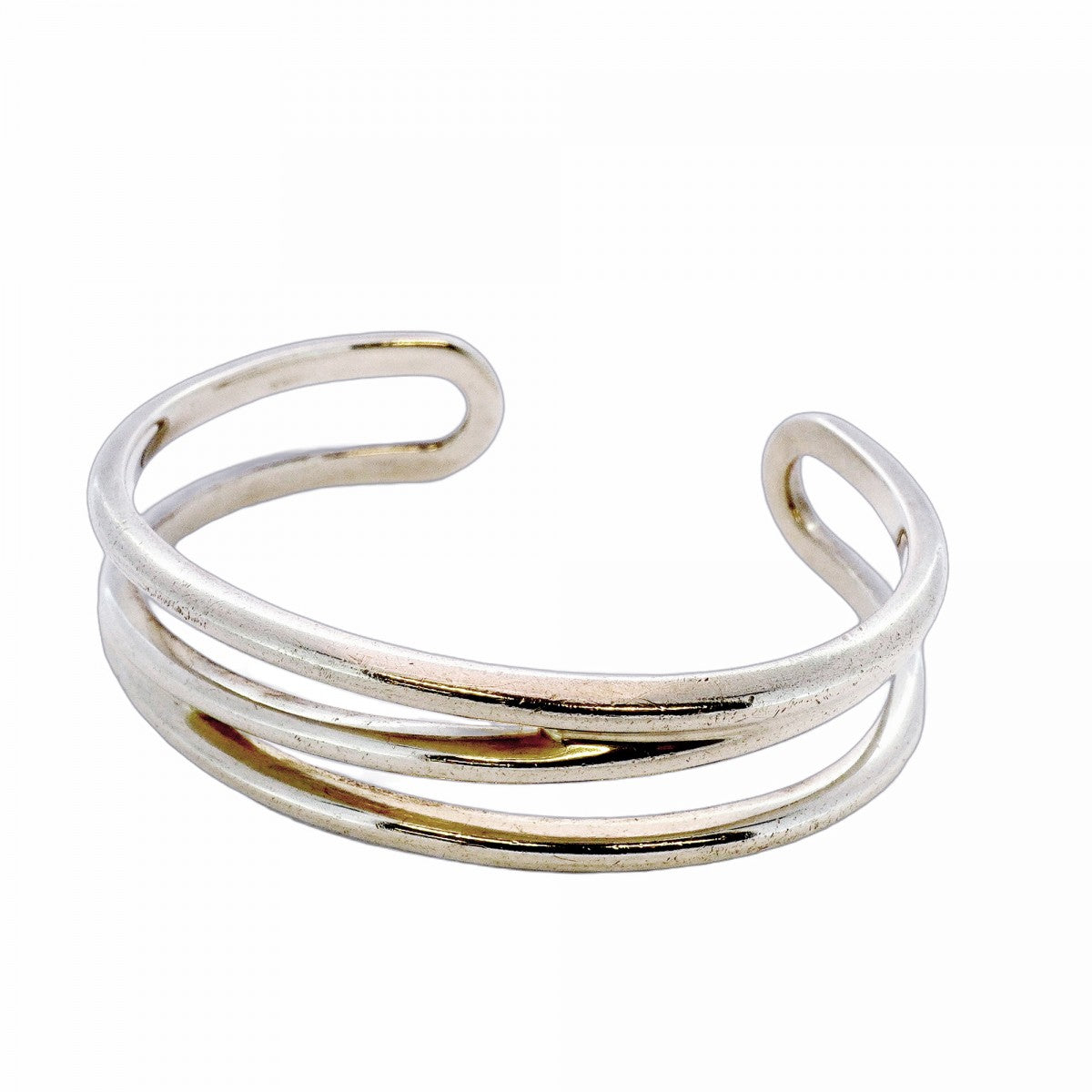 ■TIFFANY&CO.　ダイアゴナル　バングル　925 5jib0718】ティファニー バングル ダイアゴナル シルバー925