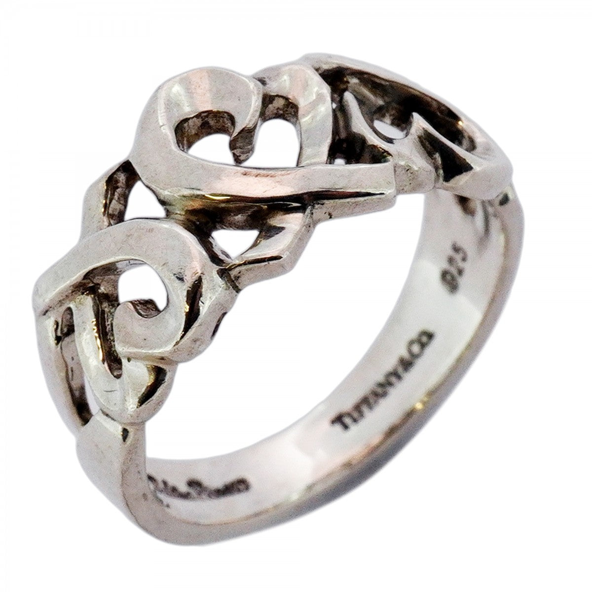 5jmb0216】ティファニー リング トリプルラビングハート