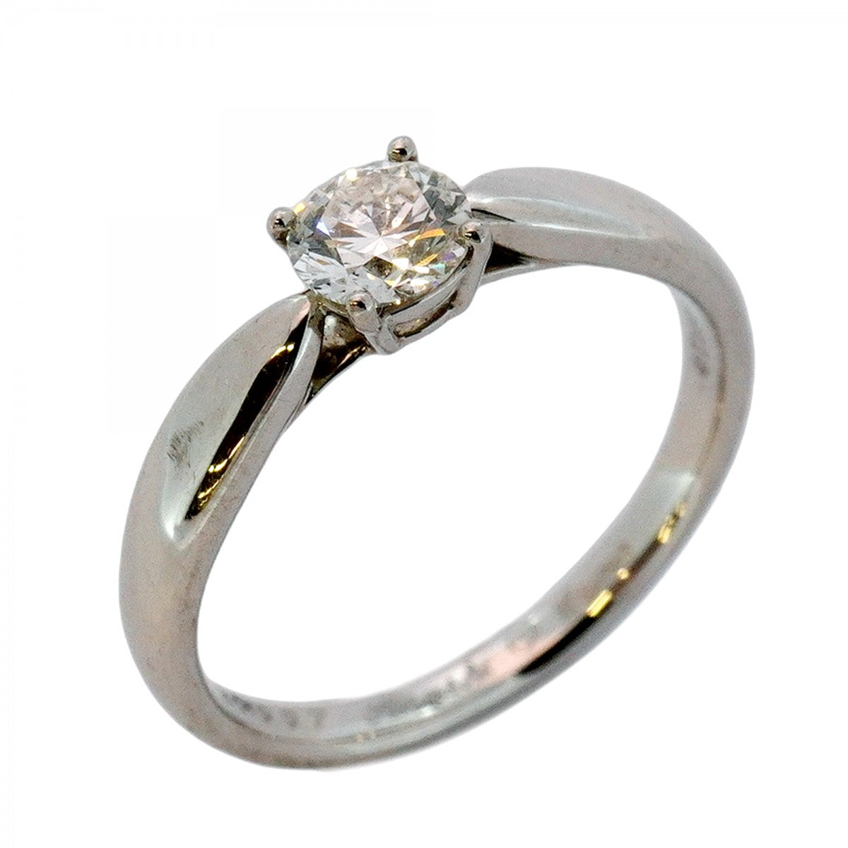 Tiffany & Co. プラチナリング　9.5号 TIFFANY&Co. ティファニー カーブドバンド リング 指輪 9.5号