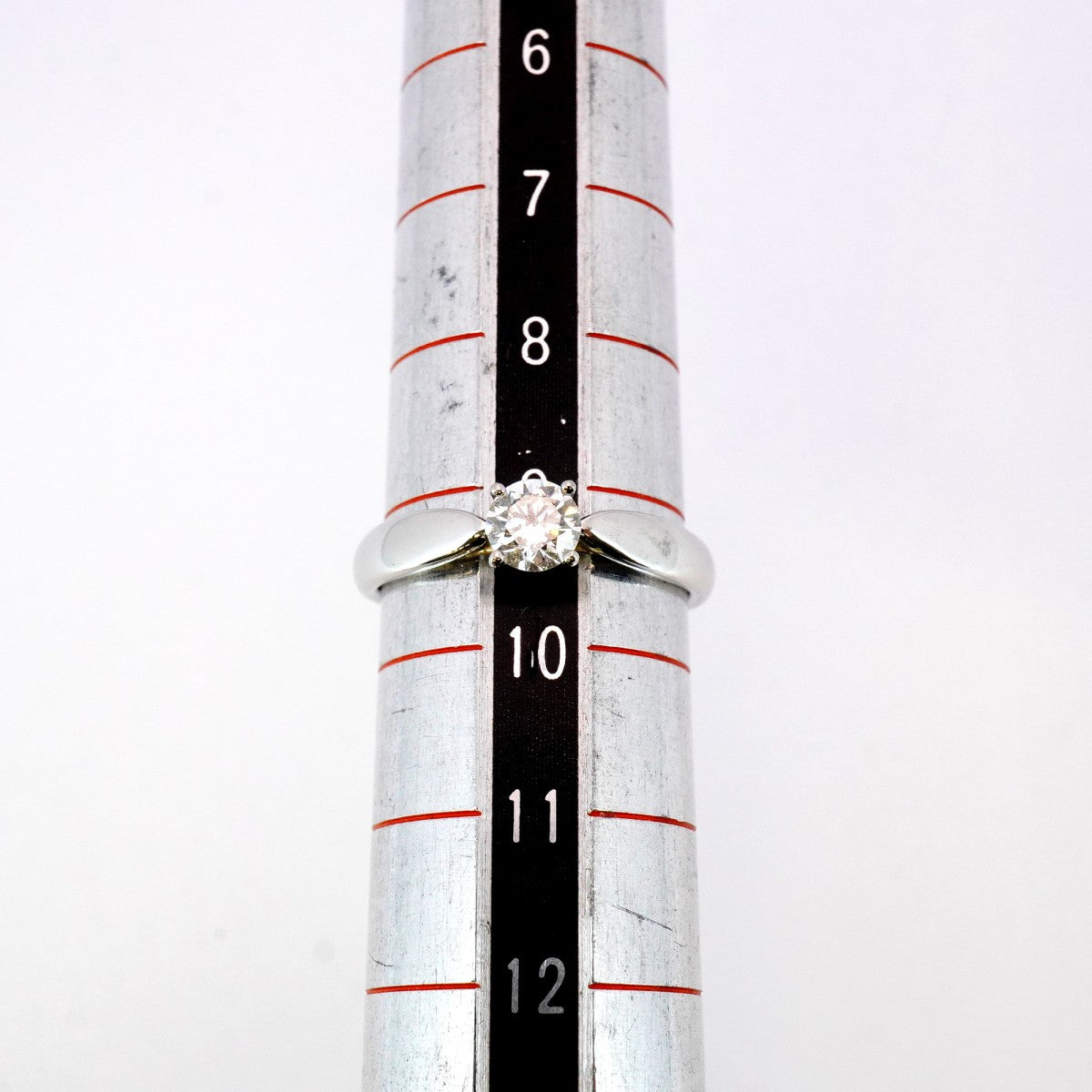 【5jmb0453】ティファニー リング ハーモニー 1PD Pt950 プラチナ ダイヤモンド 0.34ct 9.5号【中古】レディース