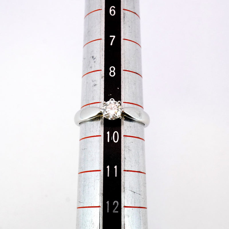 【5jmb0453】ティファニー リング ハーモニー 1PD Pt950 プラチナ ダイヤモンド 0.34ct 9.5号【中古】レディース
