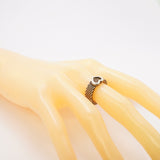 【5jmb0454】ティファニー リング サマセット/メッシュ/ハート シルバー925 14号【中古】レディース