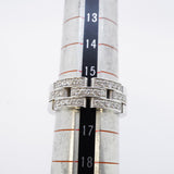 【5jmb0461】カルティエ リング マイヨンパンテール K18WG ホワイトゴールド ダイヤモンド #57【中古】メンズ レディース ユニセックス