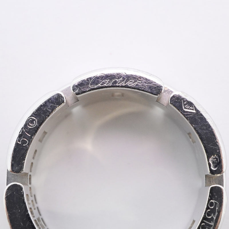 【5jmb0461】カルティエ リング マイヨンパンテール K18WG ホワイトゴールド ダイヤモンド #57【中古】メンズ レディース ユニセックス
