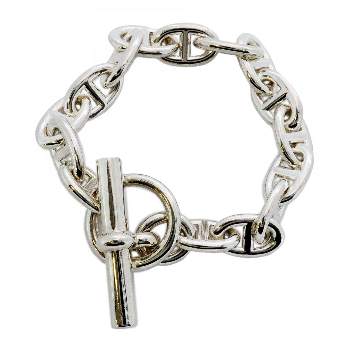 5job0164】エルメス ブレスレット シェーヌダンクル PM 15コマ