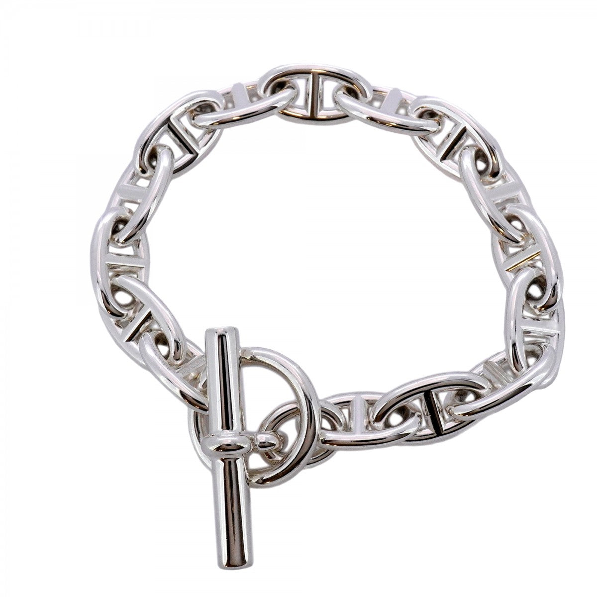 5job0468】エルメス ブレスレット シェーヌダンクル GM 15コマ