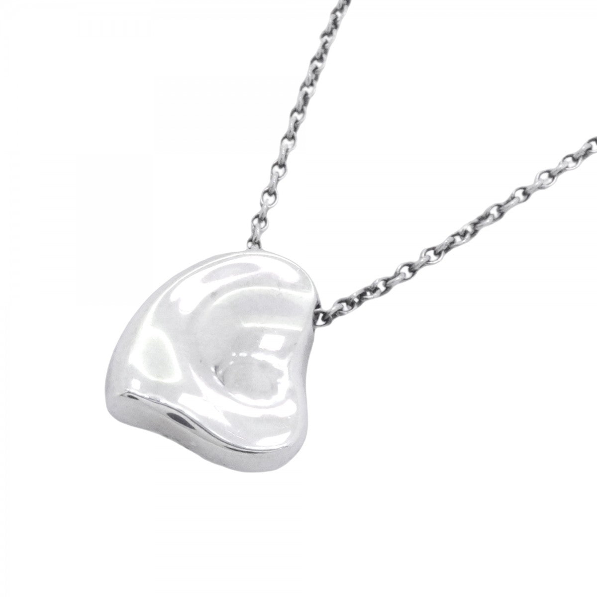 ティファニーシルバーネックレス ティファニー(Tiffany & Co.) ハマードハートネックレス ダイヤ入り