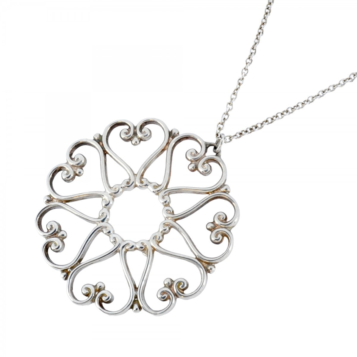 5job0673】ティファニー ネックレス ヴェネチア/ゴルドーニ/メダリオン