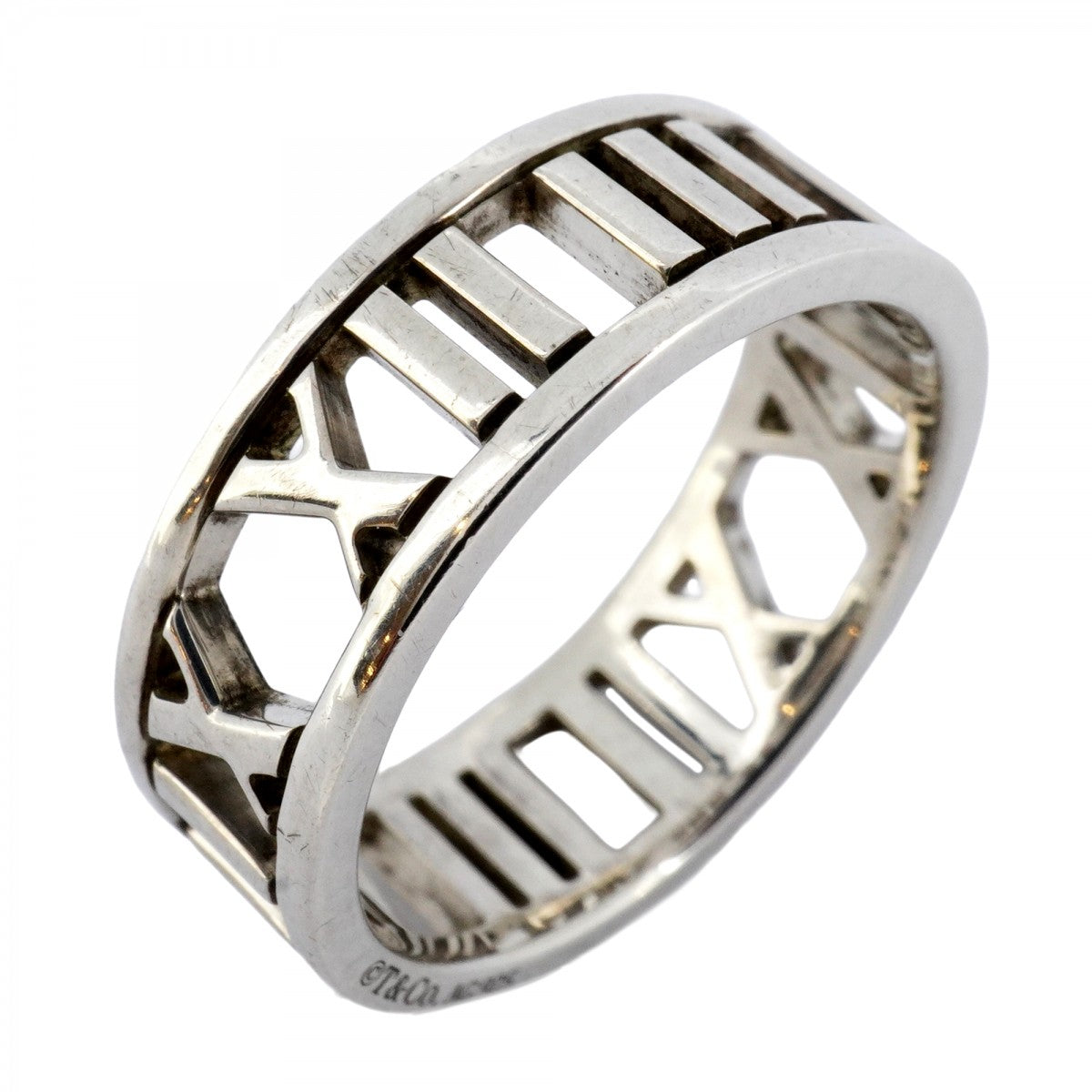 5job0686】ティファニー リング オープンアトラス シルバー925 15号