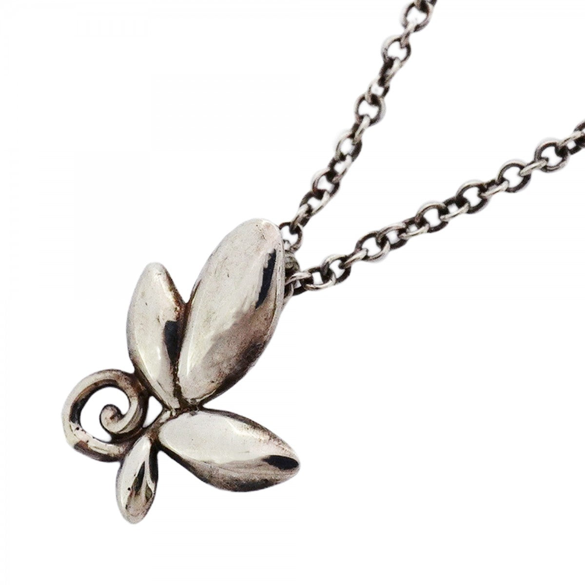 5jpb0005】ティファニー ネックレス オリーブリーフ シルバー925【中古