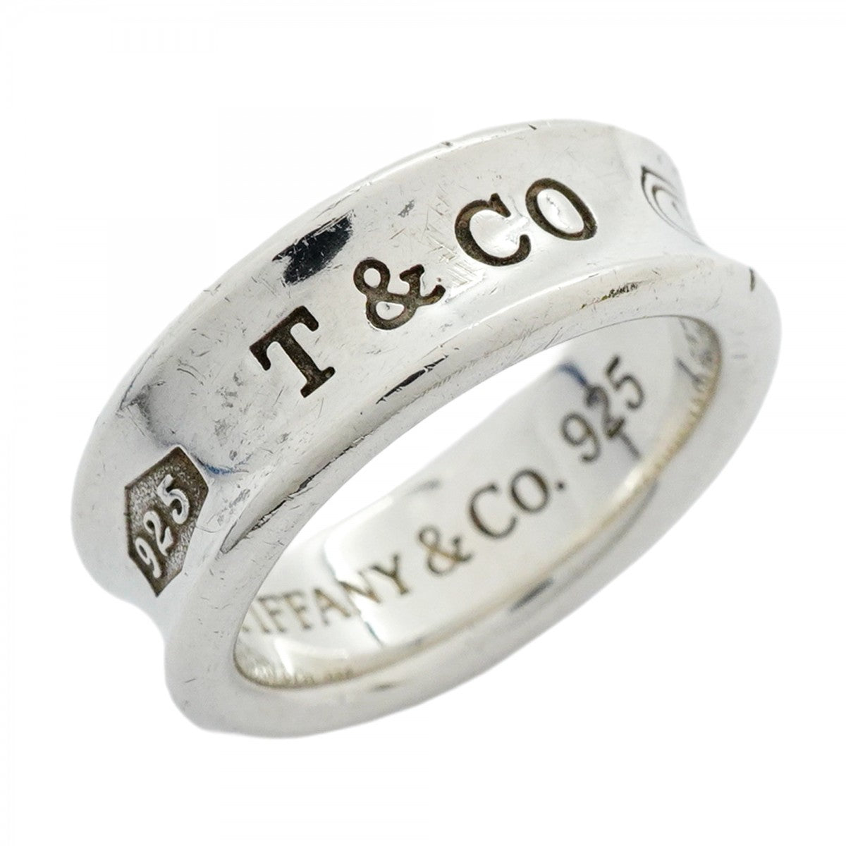 ティファニー リング ナロー シルバー925 サファイア ブルー 13号【中古】 ティファニー リング ナロー シルバー925 サファイア ブルー 13号