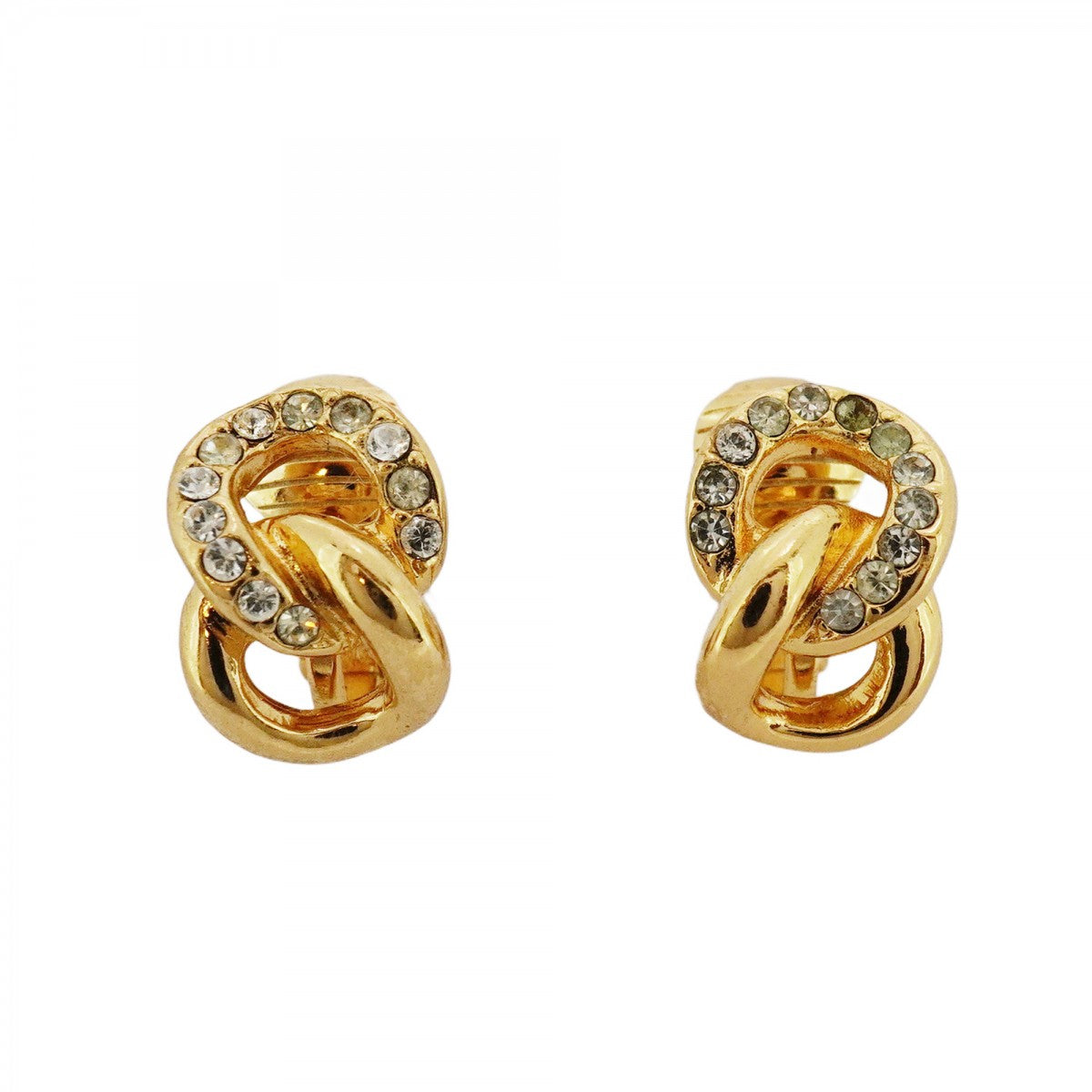 5jpb0441】クリスチャンディオール イヤリング GPメッキ ライン