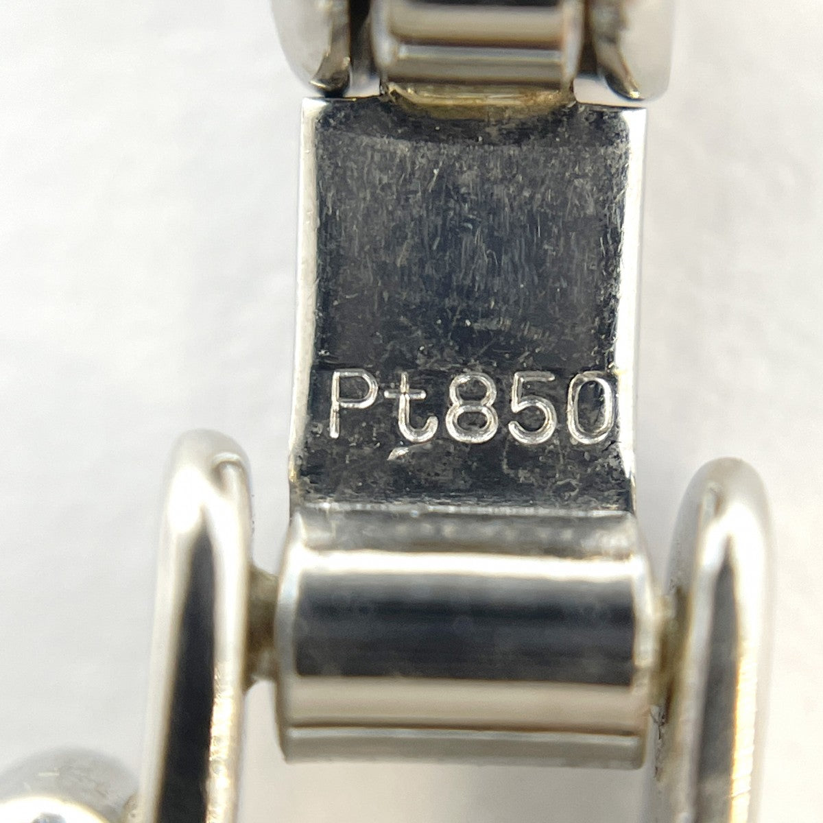【5khe006】喜平 ネックレス Pt850 プラチナ 6面 ダブル 50.2cm 30.4g キヘイ【中古】メンズ レディース ユニセックス