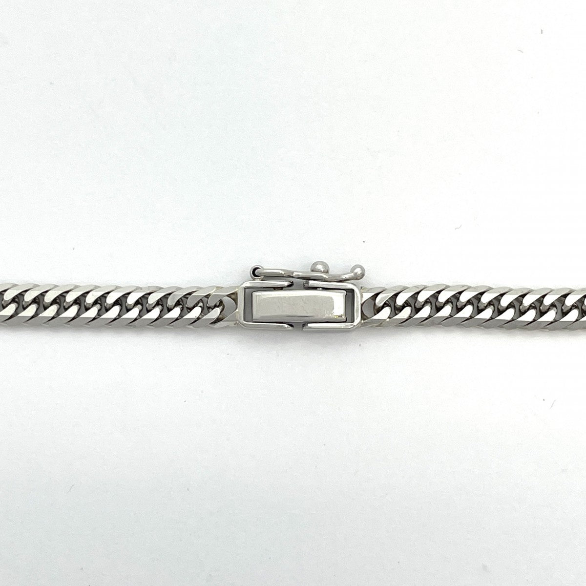 【5khe006】喜平 ネックレス Pt850 プラチナ 6面 ダブル 50.2cm 30.4g キヘイ【中古】メンズ レディース ユニセックス