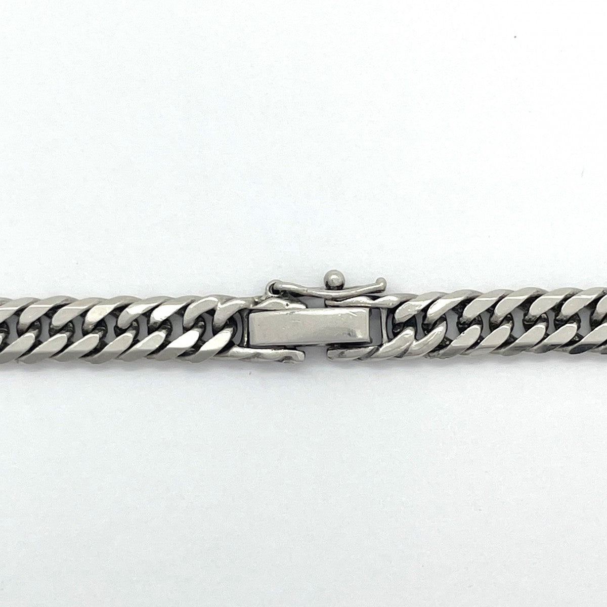 【5khe022】喜平 ネックレス Pt850 プラチナ 6面 ダブル 61.8cm 50.5g キヘイ【中古】メンズ レディース ユニセックス