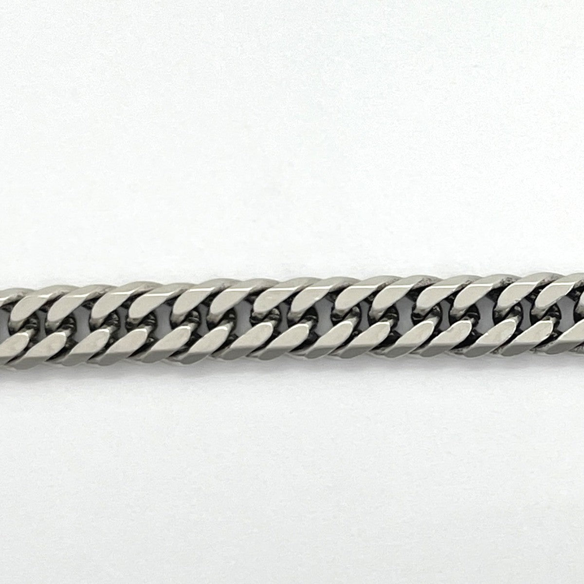 【5khe022】喜平 ネックレス Pt850 プラチナ 6面 ダブル 61.8cm 50.5g キヘイ【中古】メンズ レディース ユニセックス
